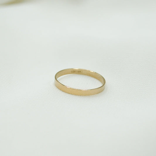 Gold Filled Thick Band Ring