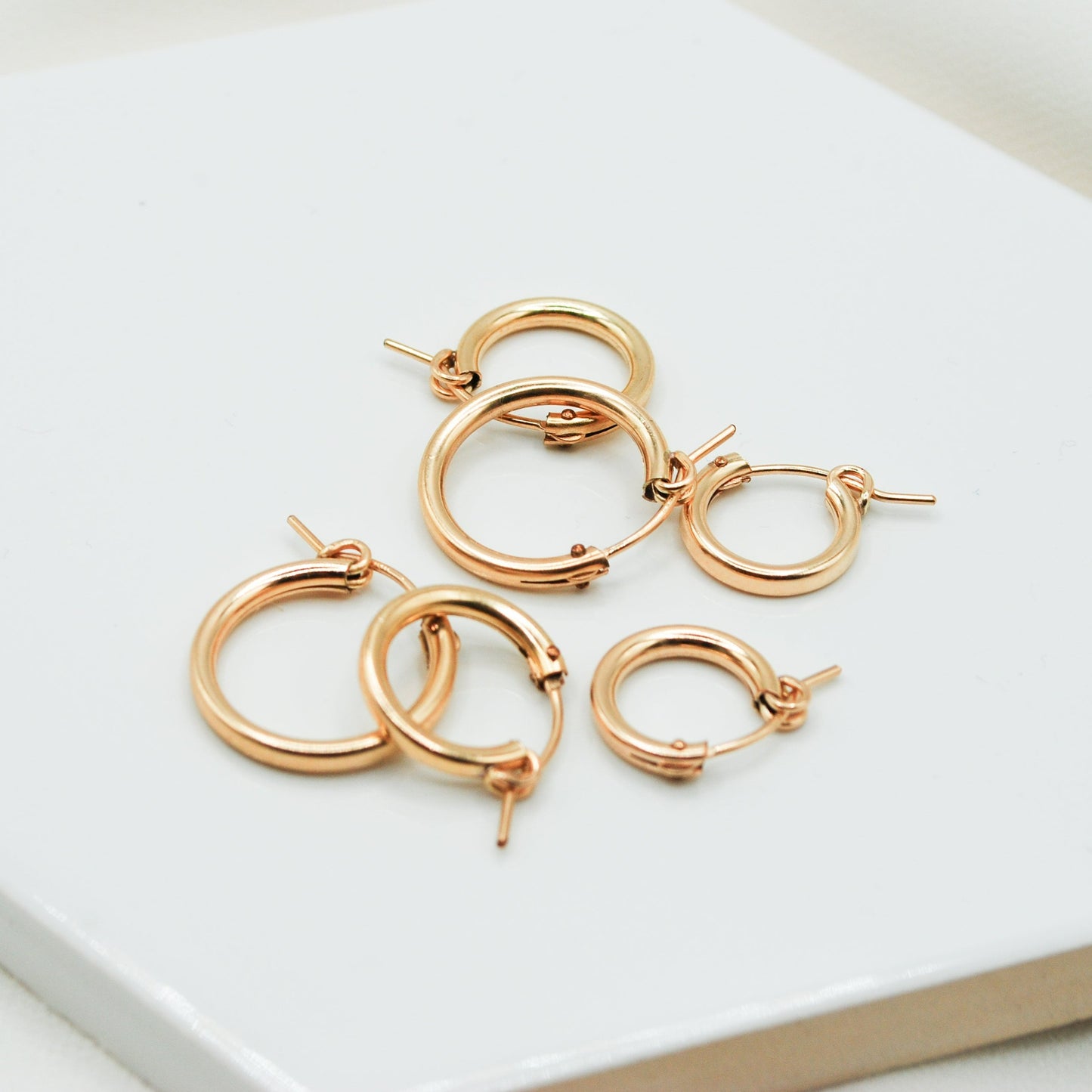 Calliope Hoops - Gold Filled