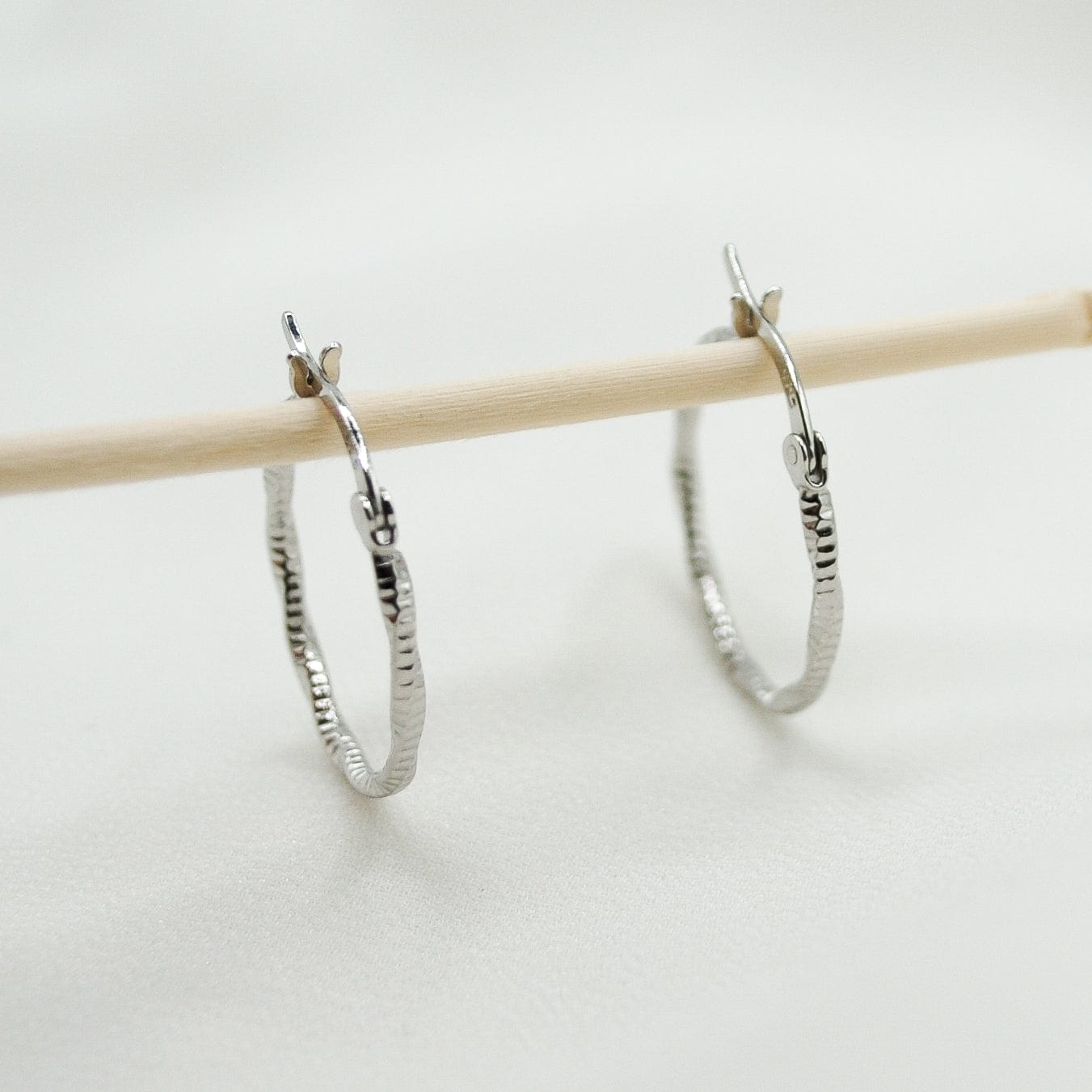 Twisted Hoops - Sterling Silver