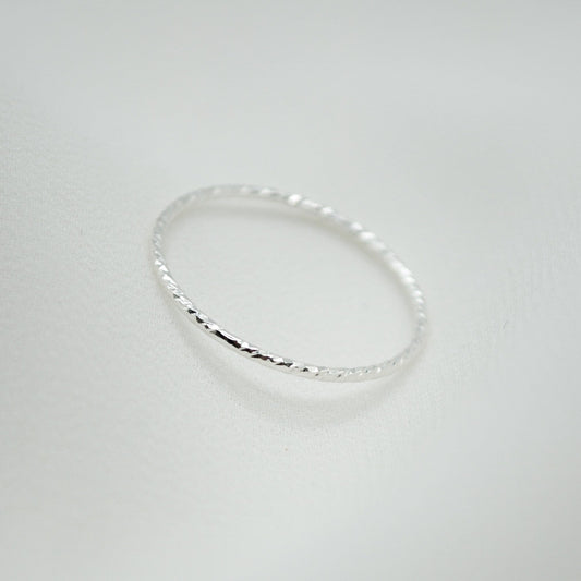 Sterling Silver Sparkling Ring