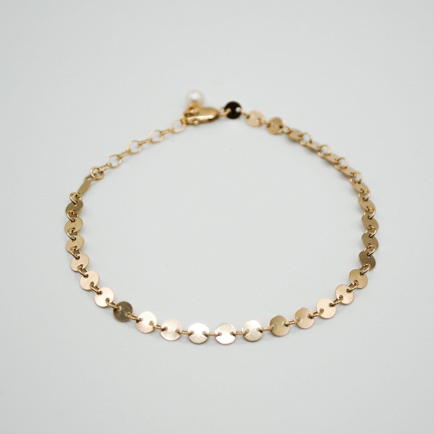 Alectrona Gold Disk Bracelet