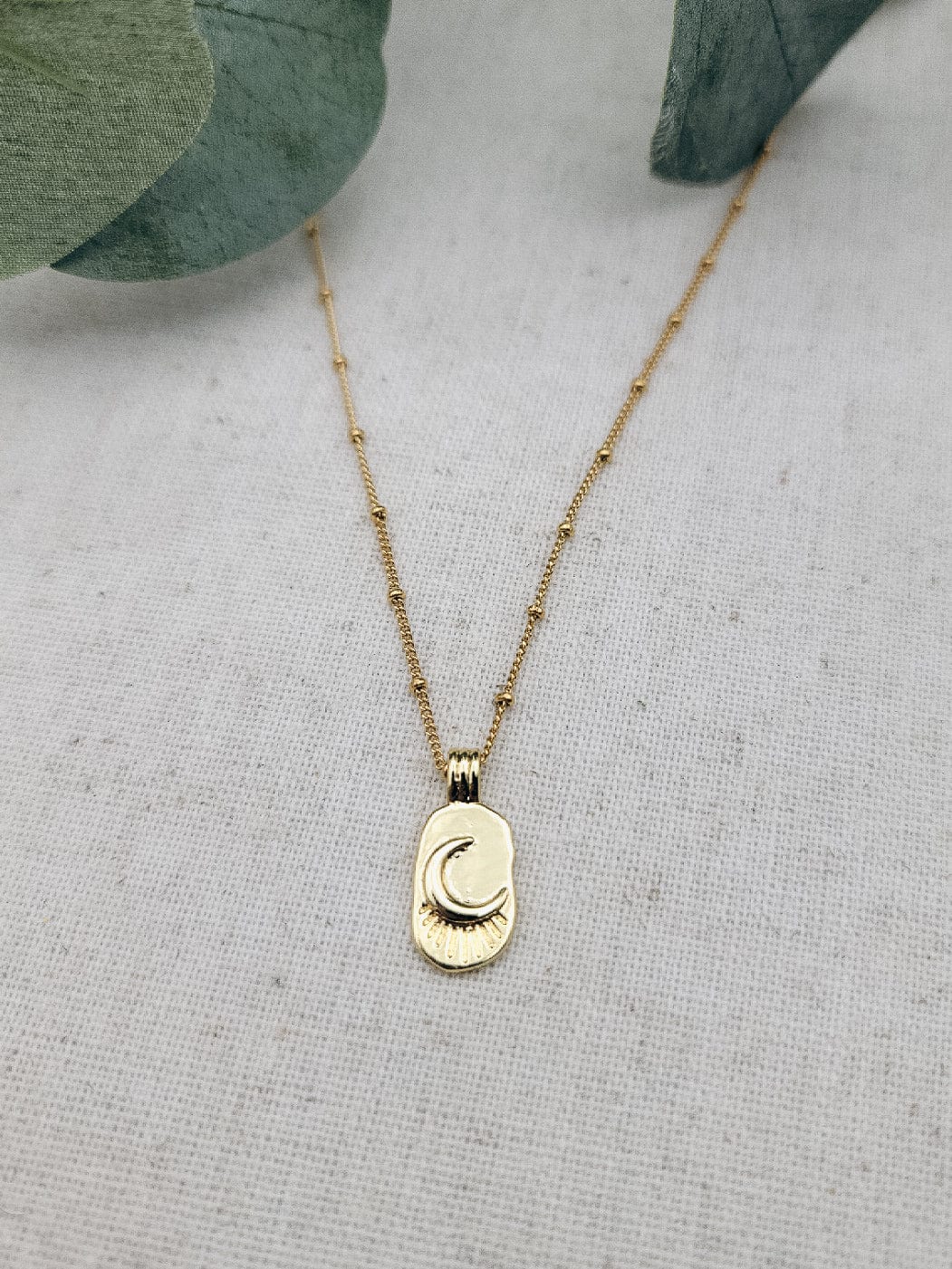 Sun and Moon Pendant Necklaces